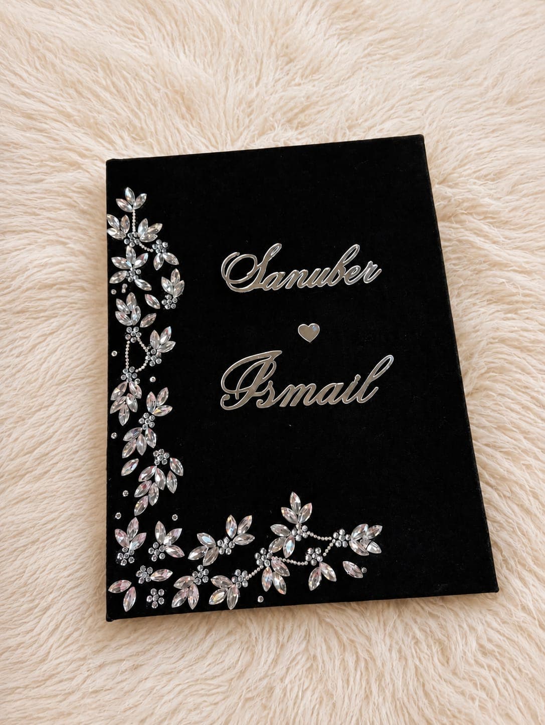 Royal Black Handwork Nikah Nama Booklet 1